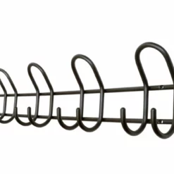 Home>it Knaggrekke Med 5 Knagger (sort)