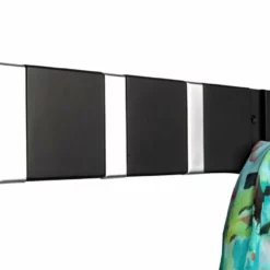 Home>it Knaggrekke Flex Med 4 Knagger (sort)