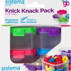 Sistema® To Go Knick Knack Pack 4stk