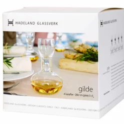 Hadeland Glassverk Gilde Drammekaraffel 7 Hadeland Glassverk Gilde Drammekaraffel -Kjøkkenutstyr Outlet 211782 7046783115213