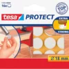 Tesa® Filtknotter Ø18mm Hvit