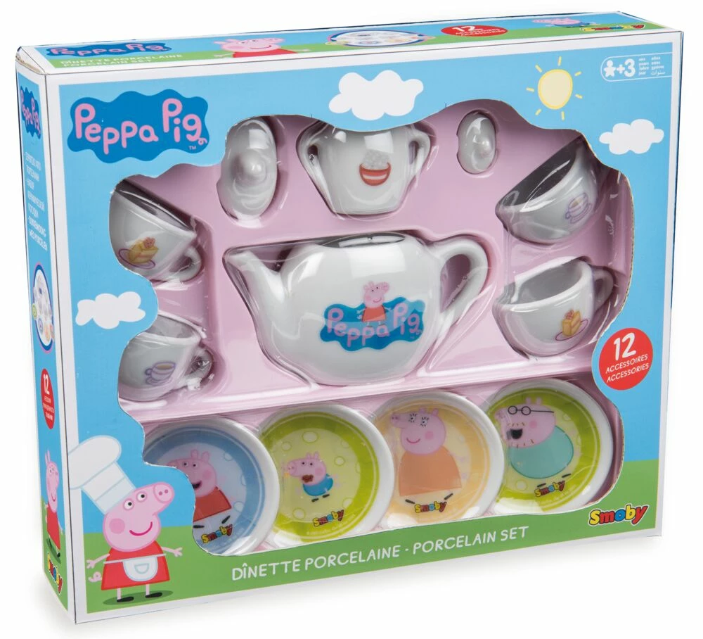 SMOBY Peppa Gris Te-sett 3 SMOBY Peppa Gris Te-sett