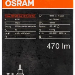 OSRAM Ledvance Vintage 1906 LED Lyspære