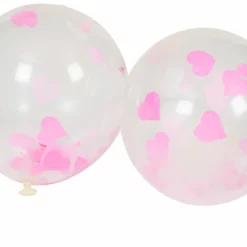 ANDRE MERKEVARER Ballong Hjertekonfetti 4pk