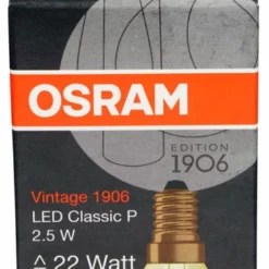 Osram Vintage 1906 CLAS P 22 LED-lyspære
