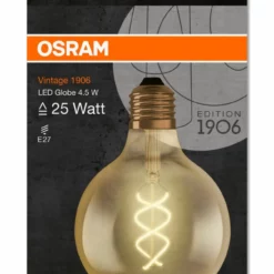 OSRAM Ledvance Vintage LED Globe Pære