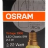 Osram Vintage 1906 CLAS BW LED-lyspære