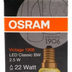 Osram Vintage 1906 CLAS BW LED-lyspære