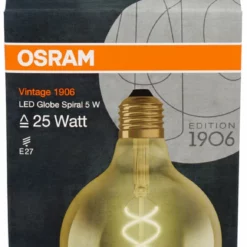 OSRAM Ledvance Vintage 1906 LED Globe Spiral Pære