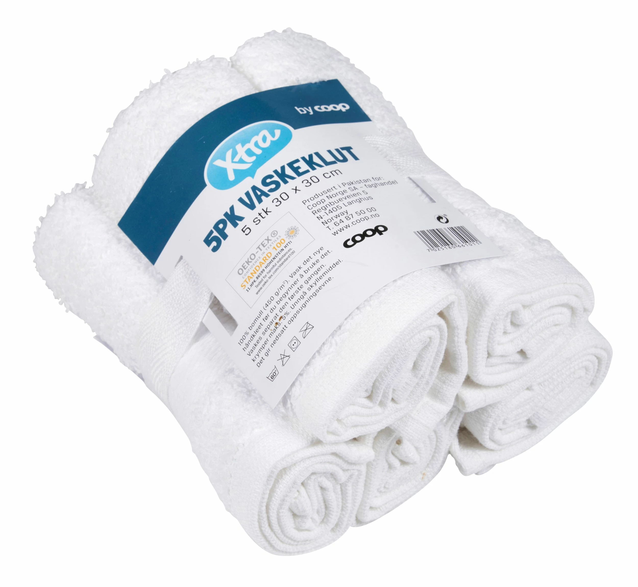 X-tra 5 Pk. Vaskeklut 3 X-tra 5 Pk. Vaskeklut