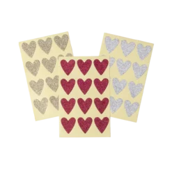 ANDRE MERKEVARER Glitter Klistremerker