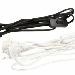 PREMIUM COLLECTION Tekstilkabel Sort E14 3,5m