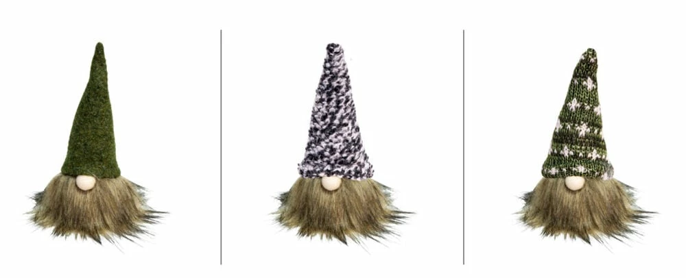 NORDIC DECO Thorleif Mininisse H 16cm Assortert 3 NORDIC DECO Thorleif Mininisse H 16cm Assortert