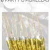 ANDRE MERKEVARER Party Paraply 8pk