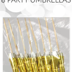 ANDRE MERKEVARER Party Paraply 8pk