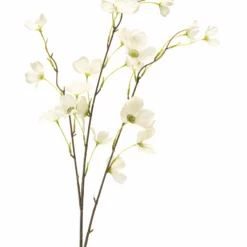 NORDIC DECO Gren Med Hvite Blomster