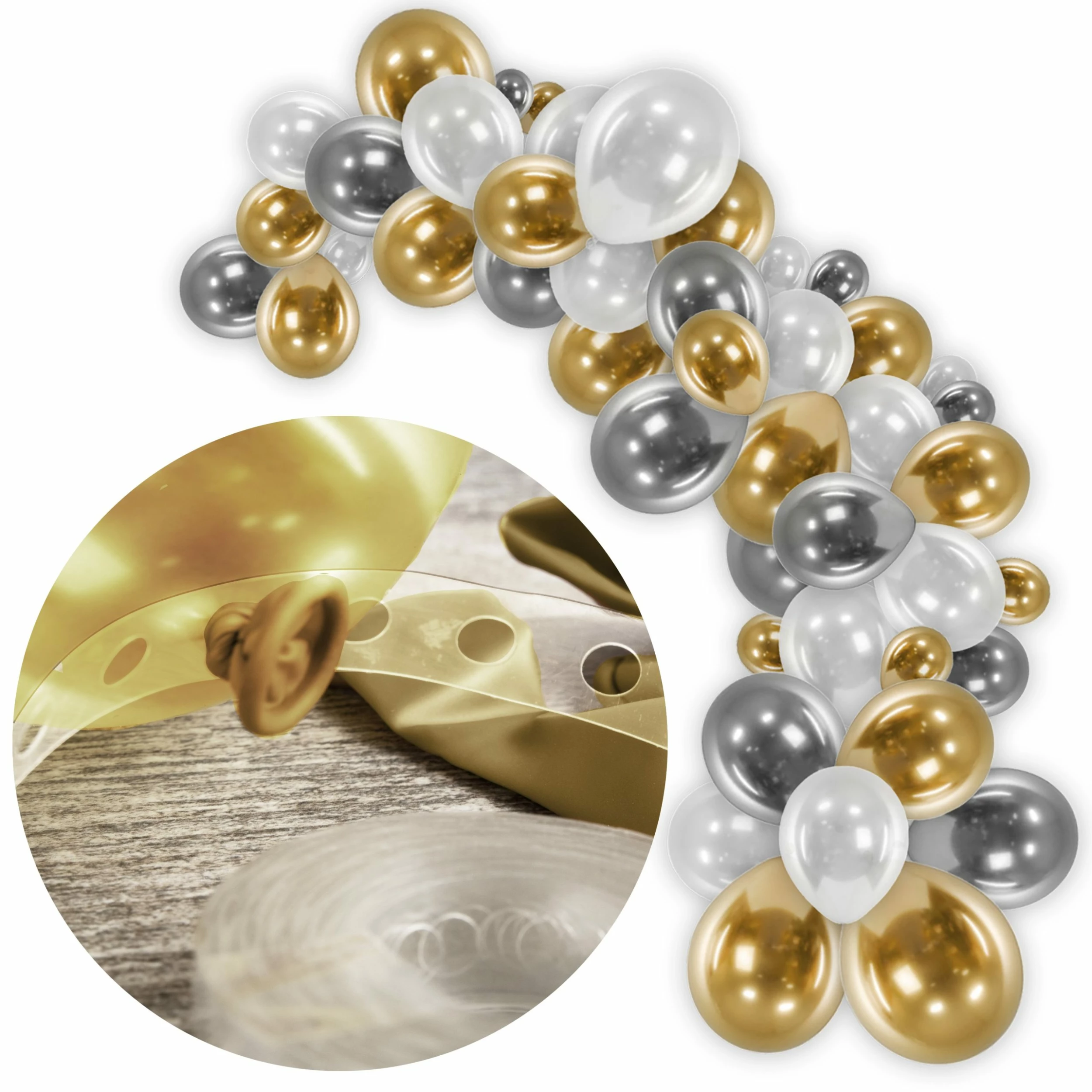 ANDRE MERKEVARER Ballongbue-bånd 5 M 3 ANDRE MERKEVARER Ballongbue-bånd 5 M