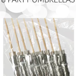 ANDRE MERKEVARER Party Paraply 8pk