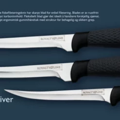 Royalty Line Fiskefiletering Sett 3 Deler