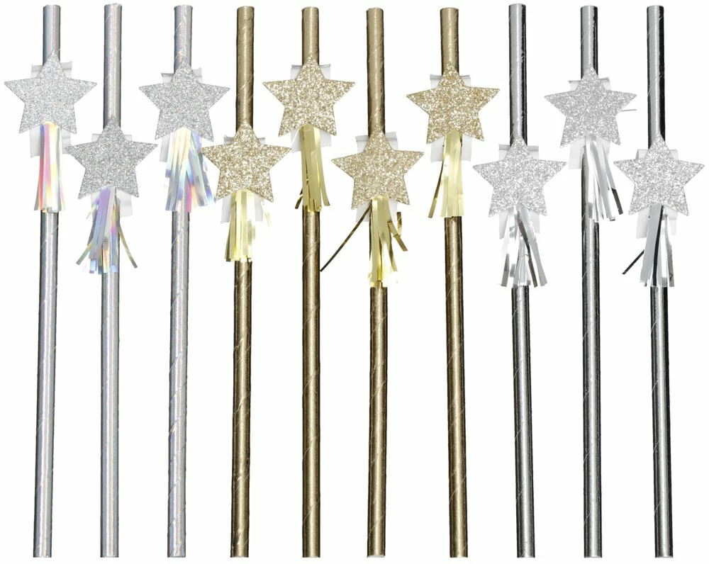 ANDRE MERKEVARER Papirsugerør 10pk 3 ANDRE MERKEVARER Papirsugerør 10pk