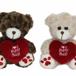 ANDRE MERKEVARER I Love You Beary Much Bjørn 20 Cm