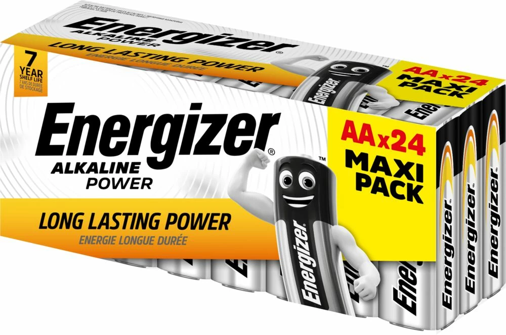 Energizer® AA Batterier 24 Pk. 3 Energizer® AA Batterier 24 Pk.