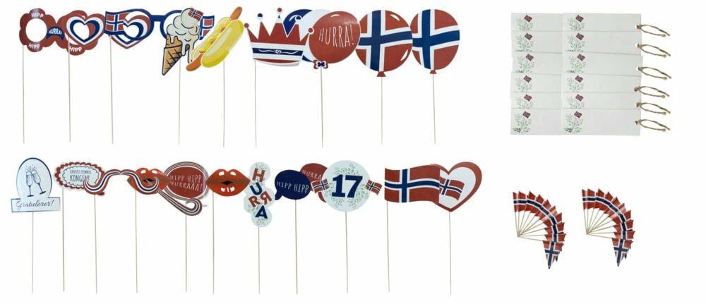 ANDRE MERKEVARER 17. Mai Samleeske Med Pynt 3 ANDRE MERKEVARER 17. Mai Samleeske Med Pynt