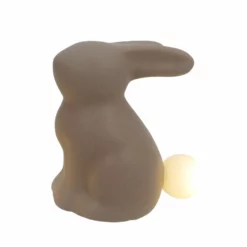 NORD Porselenskanin Liten Med LED-lys I Halen