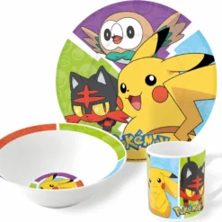 Pokemon Frokostsett I 3 Deler