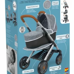 Smoby Quinny 3-i-1 Dukkevogn -Kjøkkenutstyr Outlet 656586 3032162531044 6