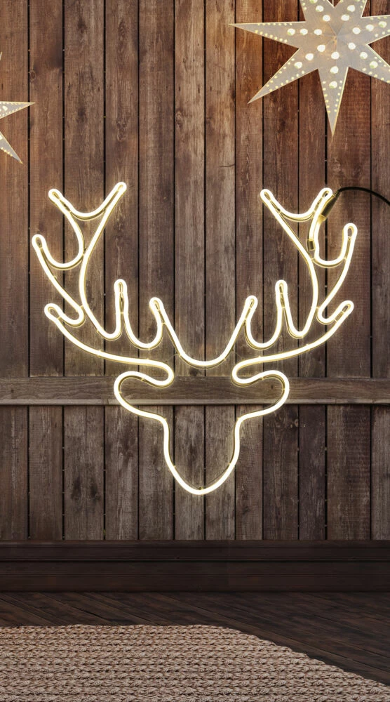 NORD Neonlight Hjortehode IP44 3 NORD Neonlight Hjortehode IP44