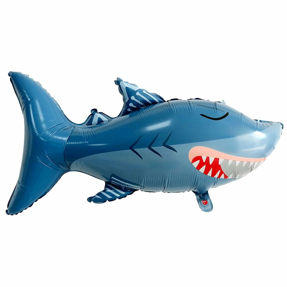 ANDRE MERKEVARER Folieballong Hai L: 95 Cm 3 ANDRE MERKEVARER Folieballong Hai L: 95 Cm