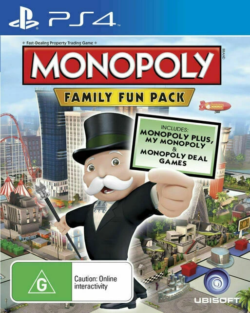 PLAYSTATION 4 Monopoly: Family Fun Pack For PS4 3 PLAYSTATION 4 Monopoly: Family Fun Pack For PS4