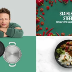 Tefal Jamie Oliver Quick&Easy Gryte -Kjøkkenutstyr Outlet 674423 3168430336575 5