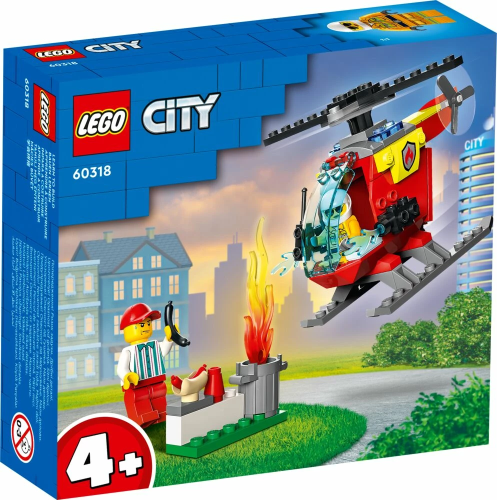 LEGO® City Fire 60318 Brannhelikopter 4 LEGO® City Fire 60318 Brannhelikopter - Bilde 2