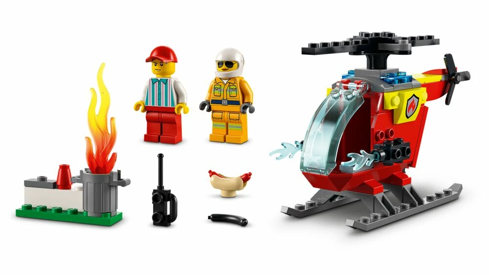 LEGO® City Fire 60318 Brannhelikopter 6 LEGO® City Fire 60318 Brannhelikopter - Bilde 4