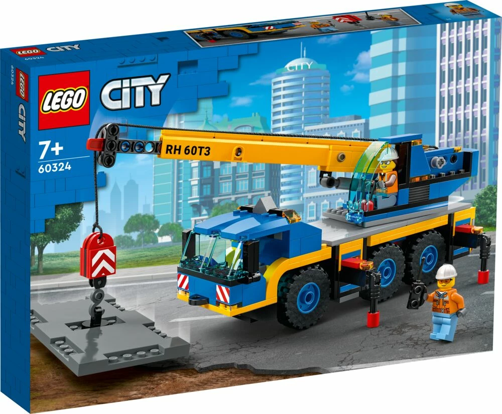 LEGO® City Great Vehicles 60324 Mobilkran 4 LEGO® City Great Vehicles 60324 Mobilkran - Bilde 2