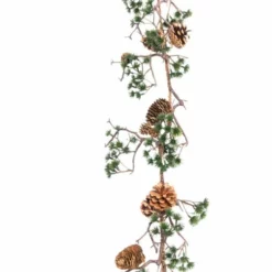 NORDIC DECO Lerketregirlander Med Kongler