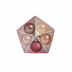 HADELAND GLASSVERK Julekuler 5 Pk