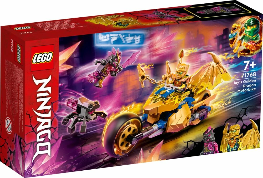 LEGO® NINJAGO® 71768 Jays Gulldrage-motorsykkel 4 LEGO® NINJAGO® 71768 Jays Gulldrage-motorsykkel - Bilde 2