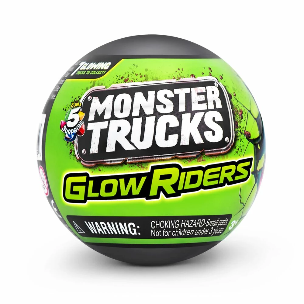 5 Surprise Monster Trucks Glow Riders S2 3 5 Surprise Monster Trucks Glow Riders S2