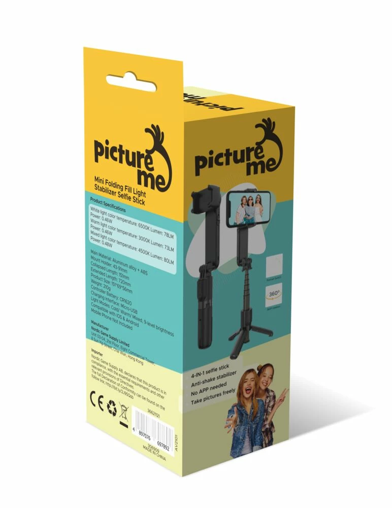 PICTURE ME PictureMe® Sammenleggbar Stabilisator 14 PICTURE ME PictureMe® Sammenleggbar Stabilisator - Bilde 12