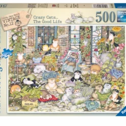 Ravensburger Puzzle Crazy Cats - The Good Life Puslespill