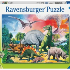 Ravensburger Puzzle Among The Dinosaurs Puslespill