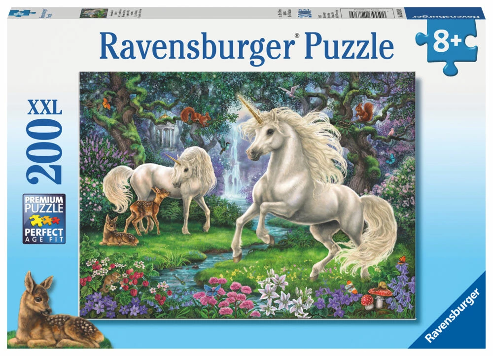Ravensburger Puzzle Mystical Unicorns Puslespill 3 Ravensburger Puzzle Mystical Unicorns Puslespill